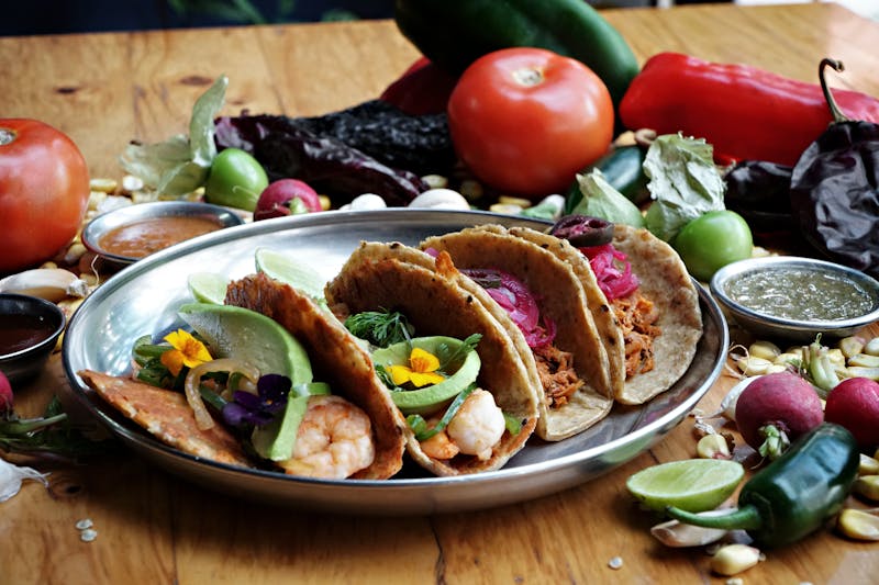 Cabana Shrimp Taco with mango salsa