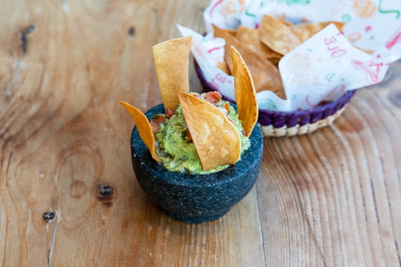 Taco Cabana Fiesta Bowl with rice and toppings