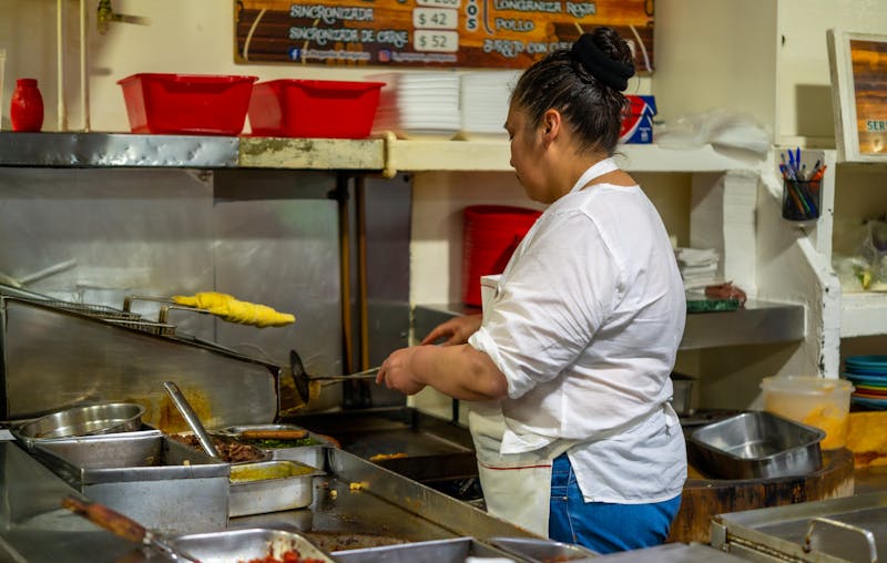 Cabana Taco restaurant kitchen — authentic taco cabana preparation